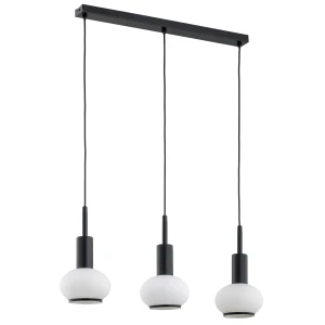Lampa wisząca ZEBRA czarno/biała 3xE14 62309 Alfa