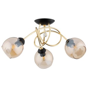 Lampa sufitowa MODENA złota 3xE27 62295 Alfa