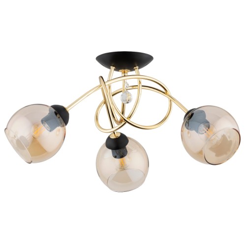Lampa sufitowa MODENA złota 3xE27 62295 Alfa