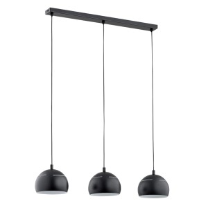 Lampa wisząca PLUS czarna 3xE14 62292 Alfa