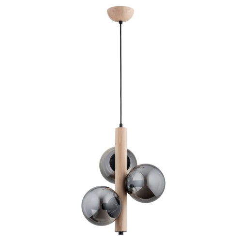 Lampa wisząca KANET drewniana 3xE14 62288 Alfa