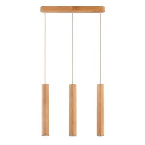 Lampa wisząca ANAID RUSTIKAL drewniana 3xGU10 LED 62284 Alfa