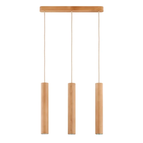 Lampa wisząca ANAID RUSTIKAL drewniana 3xGU10 LED 62284 Alfa