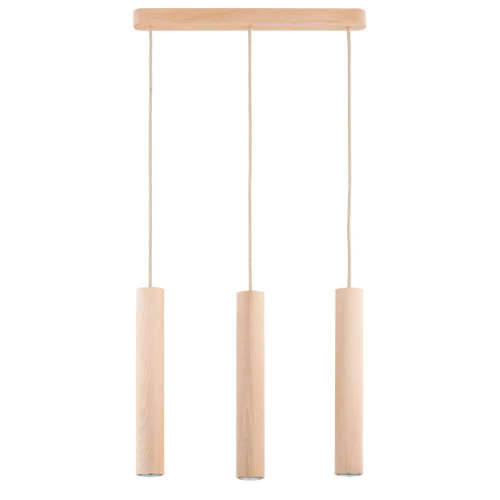 Lampa wisząca ANAID drewniana 3xGU10 LED 62281 Alfa