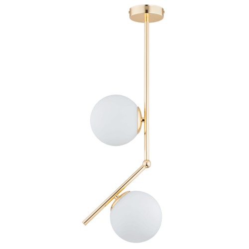Lampa sufitowa LIBERTY MIX złota 2xE14 62267 Alfa