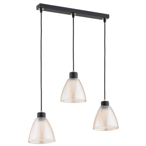 Lampa wisząca ANION czarna 3xE27 62266 Alfa