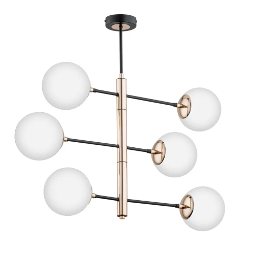 Lampa sufitowa PESCO złota 6xE14 62206 Alfa