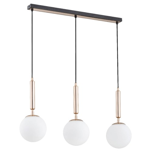 Lampa wisząca VOLDA PICOLO czarno/złota 3xE14 62205 Alfa