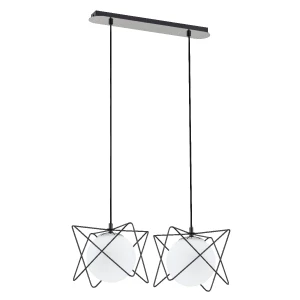 Lampa wisząca SAGITO TRACK czarno/biała 2xE14 62200 Alfa