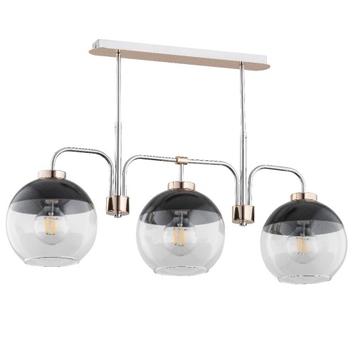 Lampa sufitowa ALMARY chrom 3xE27 62199 Alfa