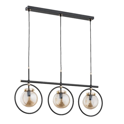 Lampa wisząca EMIKO czarna 3xE14 62186 Alfa