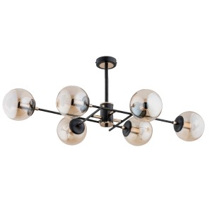 Lampa sufitowa TANOS złota 6xE14 62179 Alfa