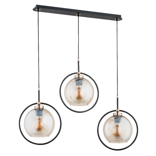 Lampa wisząca SELDI złota 3xE27 62178 Alfa