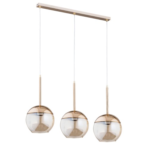 Lampa wisząca VOLDA złota 3xE27 62159 Alfa