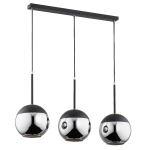 Lampa wisząca VOLDA czarna 3xE27  62158 Alfa
