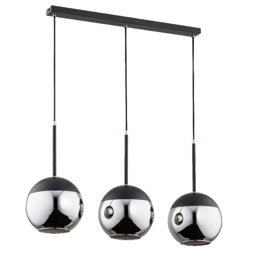 Lampa wisząca VOLDA czarna 3xE27  62158 Alfa