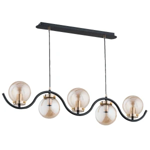 Lampa wisząca KORDA złota 5xE14 62155 Alfa