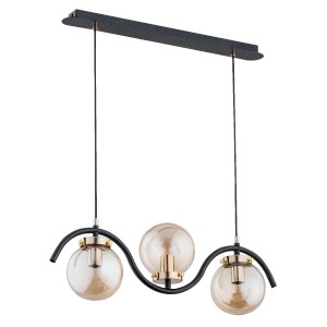 Lampa wisząca KORDA złota 3xE14 62154 Alfa