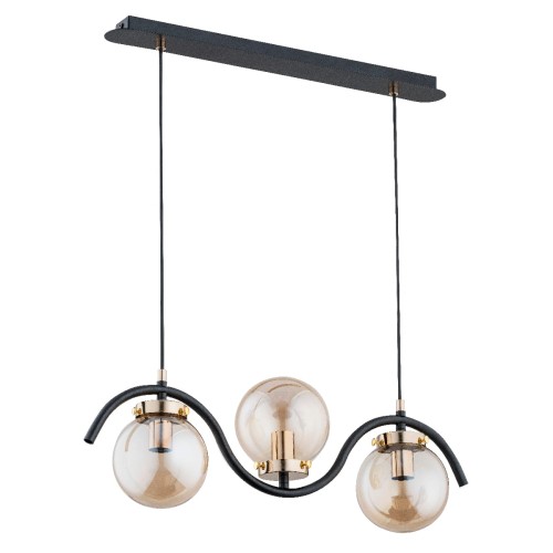 Lampa wisząca KORDA złota 3xE14 62154 Alfa