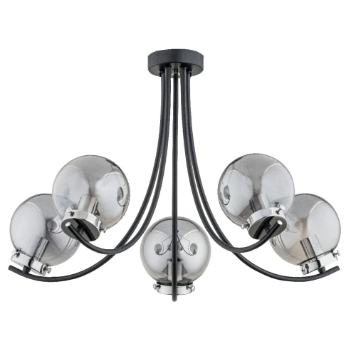 Lampa sufitowa DORA czarna 5xE14 62150 Alfa
