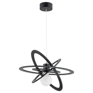 Lampa wisząca ORLANDO czarna 1xE27 62141 Alfa