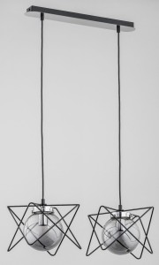 Lampa wisząca SAGITO TRACK chrom 2xE14 62096 Alfa
