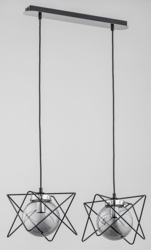 Lampa wisząca SAGITO TRACK chrom 2xE14 62096 Alfa