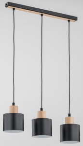 Lampa wisząca IVO czarna 3xE27 62092 Alfa