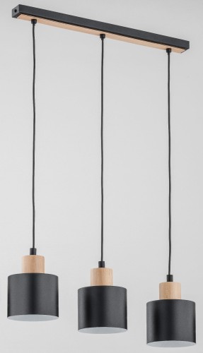 Lampa wisząca IVO czarna 3xE27 62092 Alfa
