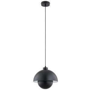 Lampa wisząca KUGER czarna 1xE27 61462 Alfa