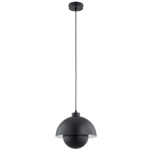 Lampa wisząca KUGER czarna 1xE27 61462 Alfa