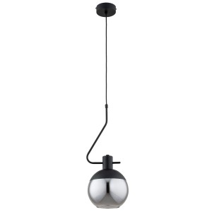 Lampa wisząca VELTO ENIGMA 200 czarna 1xE27 61455 Alfa