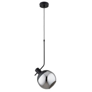 Lampa wisząca VELTO czarna 1xE27 61454 Alfa
