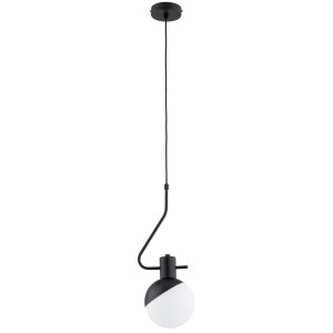 Lampa wisząca ENIGMA czarna/biała 1xE14 61452 Alfa