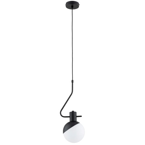 Lampa wisząca ENIGMA czarna/biała 1xE14 61452 Alfa