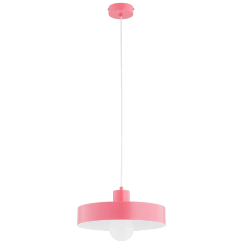 Lampa wisząca NEVERA różowa 1xE27 61449 Alfa