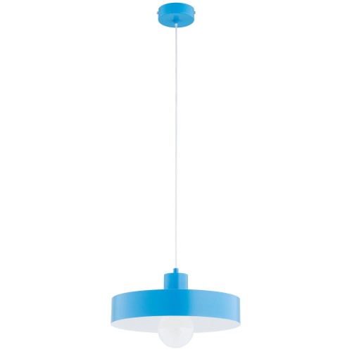 Lampa wisząca NEVERA niebieska 1xE27 61446 Alfa