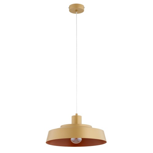 Lampa wisząca DELTA złota 1xE27 61444 Alfa