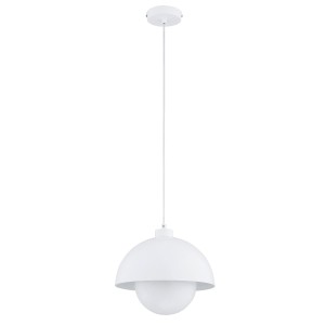 Lampa wisząca KUGER biała 1xE27 61439 Alfa