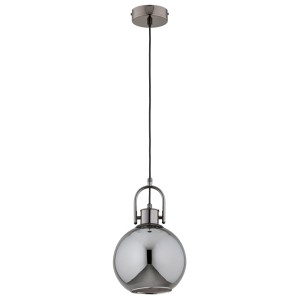 Lampa wisząca DEROL grafitowy 1xE27 61426 Alfa