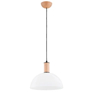 Lampa wisząca TERRIN drewniana 1xE27 61401 Alfa