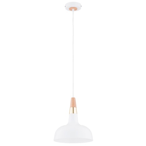 Lampa wisząca RODOS biała 1xE27 61388 Alfa