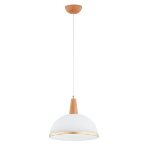 Lampa wisząca REYNO drewniana 1xE27 61386 Alfa