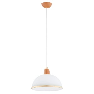 Lampa wisząca REY drewniana 1xE27 61385 Alfa
