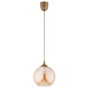 Lampa wisząca FICO 200 złota 1xE27 61376 Alfa