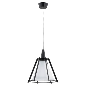 Lampa wisząca POMONA drewniana 1xE27 61365 Alfa