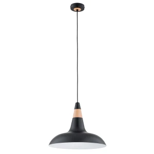 Lampa wisząca DORO czarna 1xE27 61360 Alfa