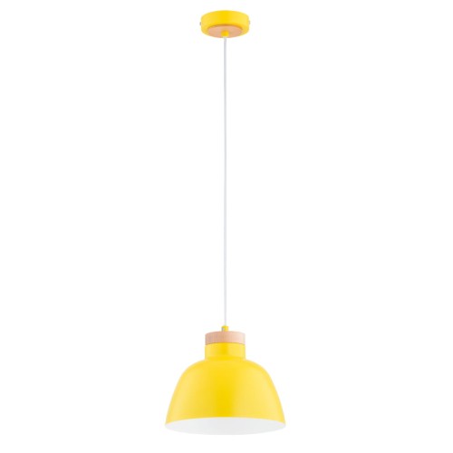 Lampa wisząca LORIEN ŻÓŁTA 1xE27 61359 Alfa