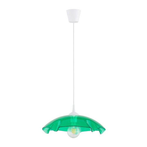 Lampa wisząca LILIA zielona 1xE27 61349 Alfa