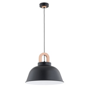 Lampa wisząca VAYPER czarna 1xE27 61342 Alfa